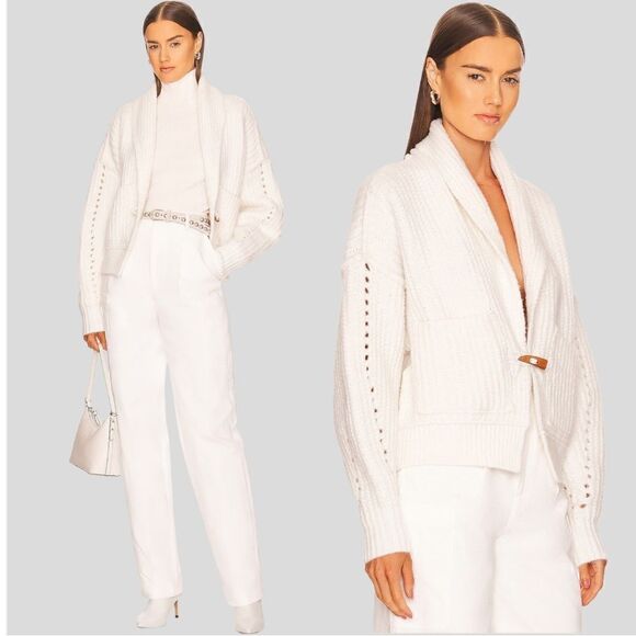 NWT Free People knot cardigan ivory - Picture 1 of 10